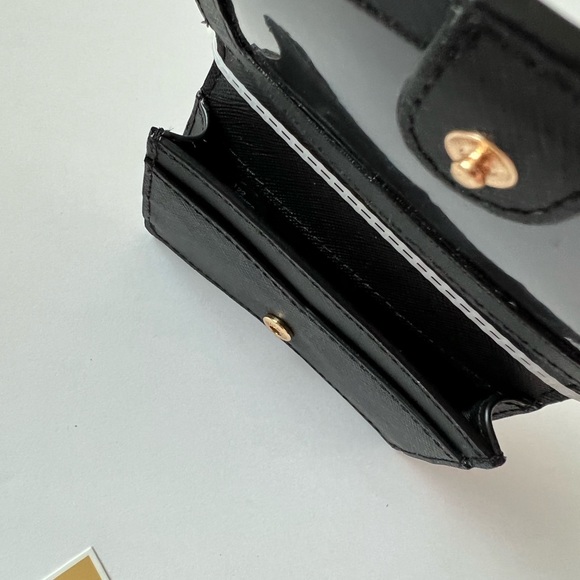 NWT MICHAEL KORS JEST SET CHARM SMALL FLAP ID CARD CASE LEATHER - Picture 3 of 13